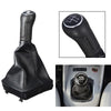5 Speed Gear Shift Knob Stick Gaiter Frame for VOLKSWAGEN VW POLO MK4 9N 9N2 02