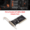 PCI to Parallel LPT 25Pin DB25 Printer Port Controller Adapter Expansion Card