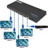 HDMI Splitter 1 in & 4 Out by KenKoy - 4K 1x4 Duplicate/Mirror Single HDMI Source, HDCP 2.2, 4K@60Hz (USP14)