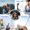 Selfie Stick Tripod, 54 inch Extendable Tripod Stand Phone Tripod Camera Tripod Wireless Remote Shutter