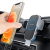 Car Wireless Charger, 15W Auto-Clamping Car Charger Mount, Air Vent Car Charging Holder