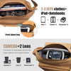 Camera Messenger Bag/Case Lightweight Vintage Waterproof Canvas Shockproof Camera Shoulder Bag