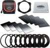 Rangers 8pcs ND Filter kit (Full and Graduated ND2, ND4, ND8, ND16 Filters, Optics) and 9 Filter Adaptors Ring (49-82mm) and 1 ABS Adaptor Holder + Carrying Case + Lens Cleaning Cloth