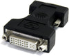 StarTech.com DVI-I to VGA Cable Adapter - Black - F / M - DVI I to VGA Adapter for Your VGA Monitor or Display (DVIVGAFMBK)