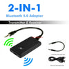 Bluetooth 5.0 Transmitter Receiver 2 in 1 Wireless Audio 3.5Mm Jack Aux Adapter
