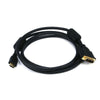 6Ft 28AWG High Speed HDMI to DVI Adapter Cable with Ferrite Cores, Black