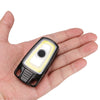 3W Mini USB Rechargeable COB LED Keychain Camping Light Handy Torch Pocket Flashlight