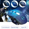 Office magnetic ring anti-jamming colorful mixed light 6-key chicken game mouse st02