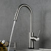 Stainless Steel Mixer Smart Sensor Faucet Single Hole For Kitchen Pull Out Spray