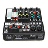 Mini 6 Channels USB Portable Audio Mixer Bluetooth Live Stage Audio Mixing Console