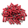 100pcs Red Insulated Female&Male Bullet Butt Connector Crimp Terminals