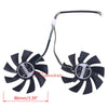 1 Pair 4Pin Cooler Fan for Geforce GTX 1660 RTX 2060 2070 Video Graphics Card Cooling Fan