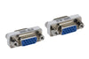 Kentek Mini HD15 15 Pin Female to Female F/F VGA SVGA Video Port Mini Adapter Gender Changer Coupler Converter