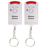 2 In 1 Motion Wireless Infrared Security Alarm Chime Alarm Home Detector with Remote Control+Holder
