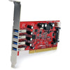 Startech PCIUSB3S4 4 Port Pci Usb 3.0 Card W/ Sata Power