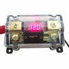 Car Fuse Holder 100A/150A/200A/250A For Car Stereo Audio Display Digital Indicator With Red LED