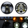 5.75inch 70W LED Headlights For Harley Davidson Dyna Breakout Fatboy DOT