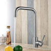 KCASA KC-303 Stainless Steel Kitchen Tap Single Handle Rotation Spout Deck Cold and Hot Water Mixer Tap