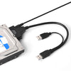 2.5" 22P 2.0 USB to SATA Cable Serial ATA Adapter for HDD/SSD Laptop Hard Drive