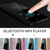 Wireless Bluetooth 16GB MP4 Player 2.4" LCD Color Screen Music Player with Touch Button MP3 Music Player HIFI Lossless Sound -Gold