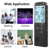 32G Voice Recorder R01 Digital Voice Activated Recorder - Sound Audio Dictaphone Double Sensitive Microphone A-B Repeat Mini Lecture Recorder