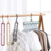 Hanger Multi-port Support Circle Cloth Hanger Clothes Drying Racks Multifunction Plastic Scarf Clothes Hangers Storage Rack