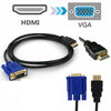 1.8M 6FT HDMI Male to VGA Video Converter Adapter Cable Cord for PC DVD 1080P HDTV