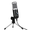 Computer External Microphone with Bracket Laptop Microphone Holder Condenser Microphone Computer External Microphone for PC Computer Laptop Singing Live with Bracket Microphone Holder Computer