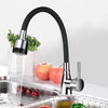 Modern Waterfall Kitchen Sink Mixer Basin Tap Brass 360 ° Swivel Chrome Faucet