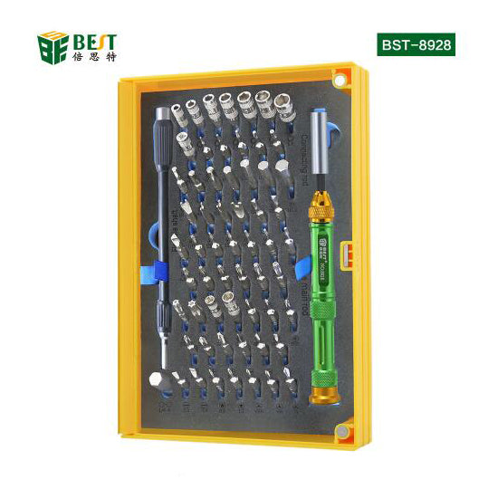 BEST BST-8928 63 in 1 Professional repair tools kit Multifunctional precision screwdrivers