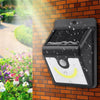 Outdoor Solar Lights 1800LM COB Waterproof Motion Sensor Wall Lamp for Aisle Stair Security