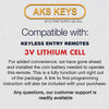 2  for Chevrolet Impala Keyless Remote Car Key Fob 15912859 OUC60270