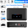 Bluetooth 5.0 Transmitter Receiver Wireless 3.5Mm AUX NFC to 2 RCA Audio Adapter
