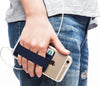 Cell Phone Grip with Card Wallet, Phone Wallet Stick on Card Holder for Back of Phone