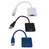 USB3.0 to VGA Adapter USB to VGA External Video Card VGA Converter for Desktop Laptop PC to Monitor Projector