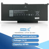 New 60Wh F3YGT Laptop Battery for Dell Latitude 12 7000 7280 7290/13 7000 7380 7390 P29S002/14 7000 7480 7490 P73G002 Series DM3WC DM6WC 2X39G KG7VF 451-BBYE 453-BBCF 7.6V 4-Cell