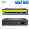 Hiseeu POE-X1010B 48V 10 Ports POE Switch with Ethernet 10/100Mbps IEEE 802.3 for IP CCTV Security Camera System