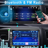 7" HD 2 Din Car Radio Car Video Player MP5 Touch Screen Digital Display Car Stereo with Bluetooth Multimedia Autoradio FM AUX USB SD Function,Included Backup Camera