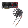 For ASUS STRIX GTX 1080 87Mm Graphics Card Cooling Fan PLD09210S12HH VGA Fan