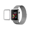 Aluminum Alloy Edge 0.2mm Tempered Glass Screen Protector Film for Apple Watch Series 3 38mm