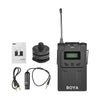 BOYA BY-WM6R Wireless Bodypack Microphone Receiver 576MHz-599MHz 48 Chs for ENG EFP for Canon for Nikon for Sony DSLR Cameras for BY-WXLR8 BY-WHM8 BY-WM6 BY-WM8T