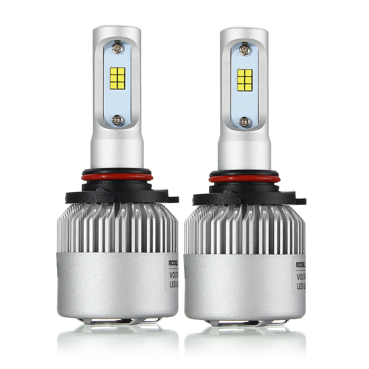 Pair H7 H8 H11 9005 9006 LED Headlight Conversion Kit 6500K 72W 8000LM Single Beam