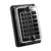 100A 12-Way 1-In 12-Out Fuse Vehicle and Ship Waterproof Fuse Box 32V LED Warning Light Distribution Panel