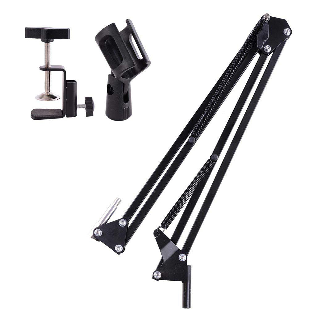 NB-35 Professional Studio Adjustable Microphone Holder Arm Mic Stand Table Mounting Microphone Clip Clamp