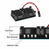 For Raspberry Pi 4 Model B Dual Fan with Heat Sink Ultimate Double Cooling Fans Cooler for Raspberry Pi 4B/3B+
