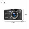 Dash Cam Front and Rear Dual Dashcam, Giugt 4 Inch Touch-Screen Car Dashboard Camera FHD 170° Wide Angle Backup DVR Recorder with Night Vision G-Sensor Parking Monitor Loop Recording Motion Detection