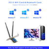 600M PCIE Wifi Card Bluetooth 5.2 Adapter USB 3.0 Dual Band Wireless Internal Network Card for PC