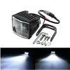 Waterproof 12V-30V 3600lm LED Spotlight Headlights ATV Quad Motorcycle White