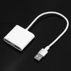 USB to HD 1080P HD Display Dongle Stick for Iphone with Extension Cable