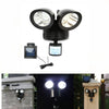 22 LED Rotatable Dual Head PIR Motion Sensor Solar Lights Garden Yard Wall Security Lamp